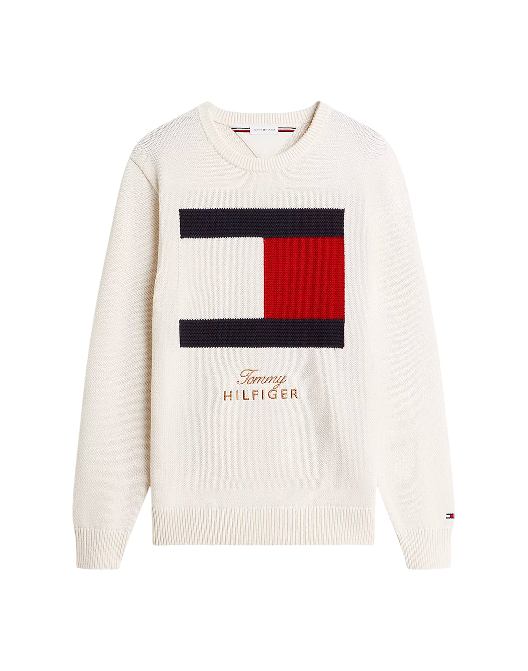 Tommy Hilfiger Felpe girocollo da Uomo Tommy hilfiger, colore Bianco Bianco