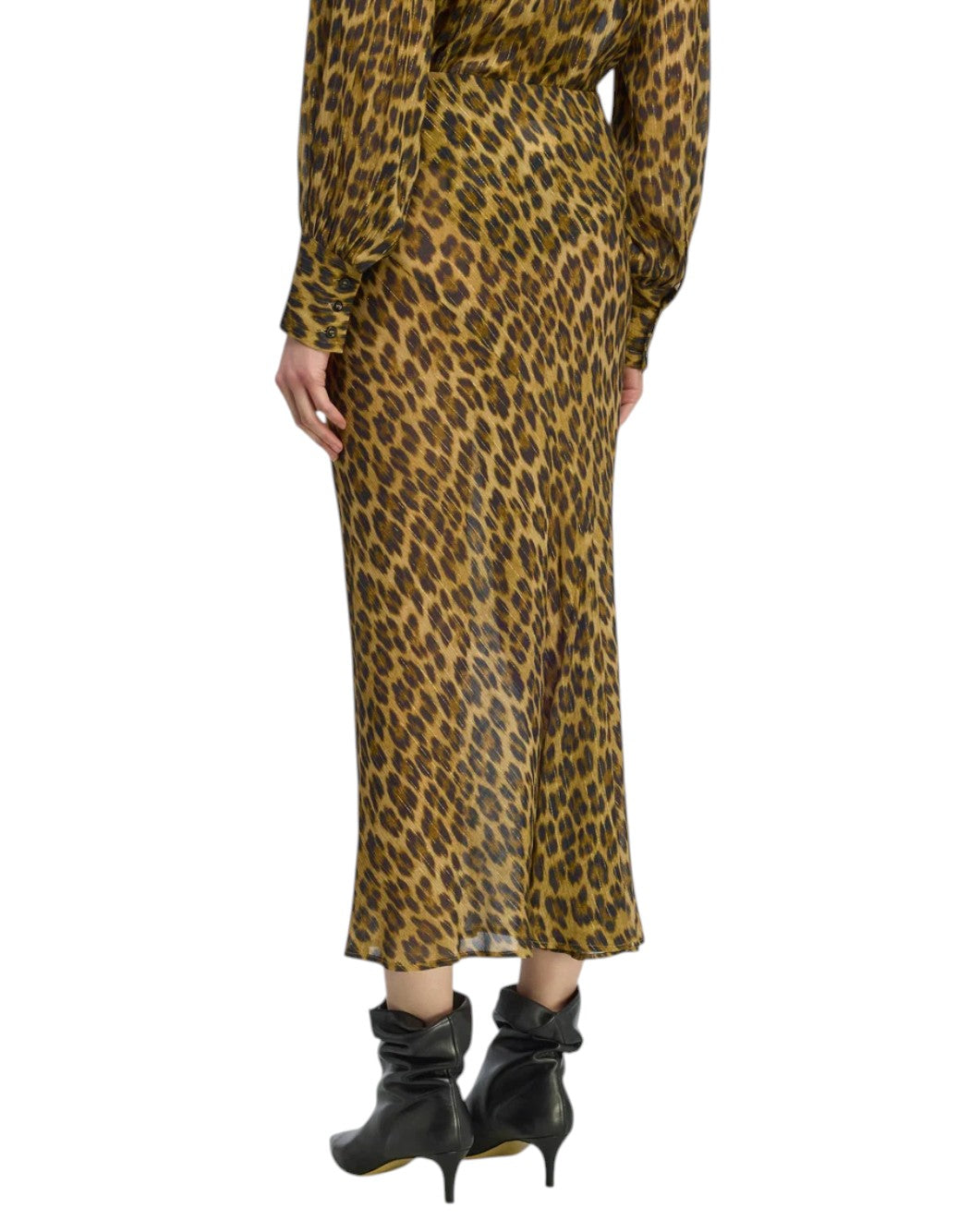 Semi-couture Gonne midi da Donna Semi-couture, colore Marrone Marrone