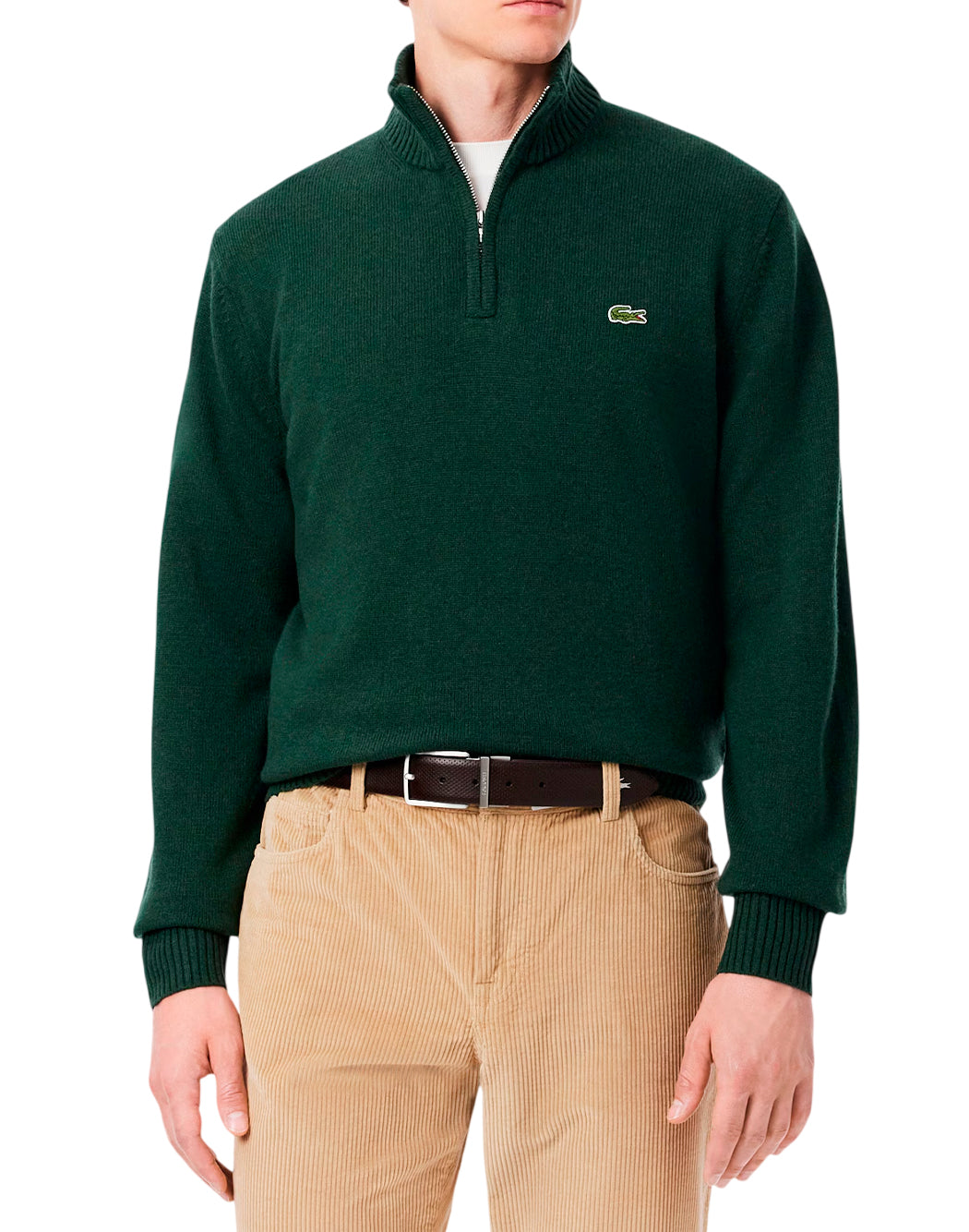 Lacoste Felpe con zip da Uomo Lacoste, colore Verde Verde