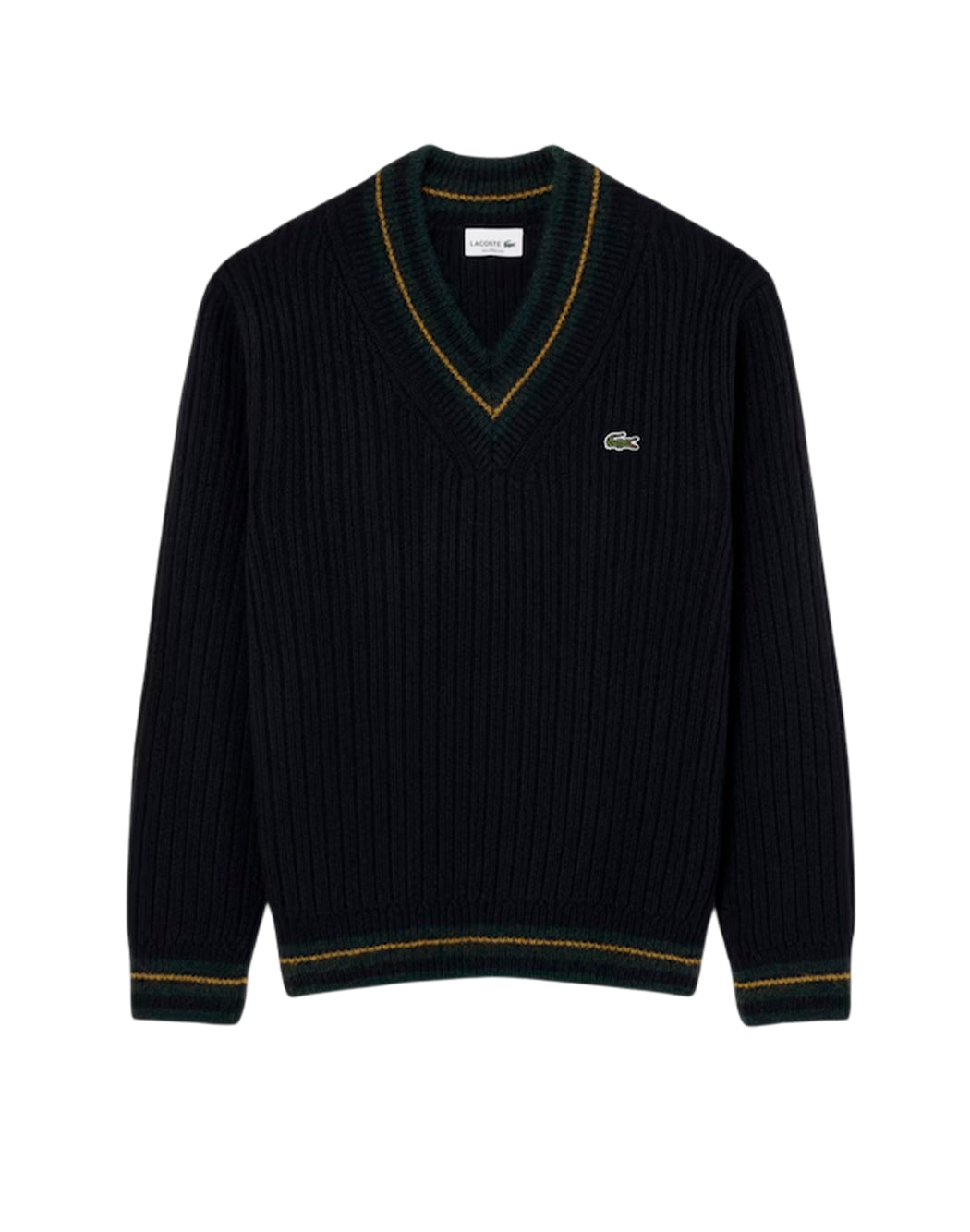 Lacoste Maglie scollo a v da Uomo Lacoste, colore Blu Blu