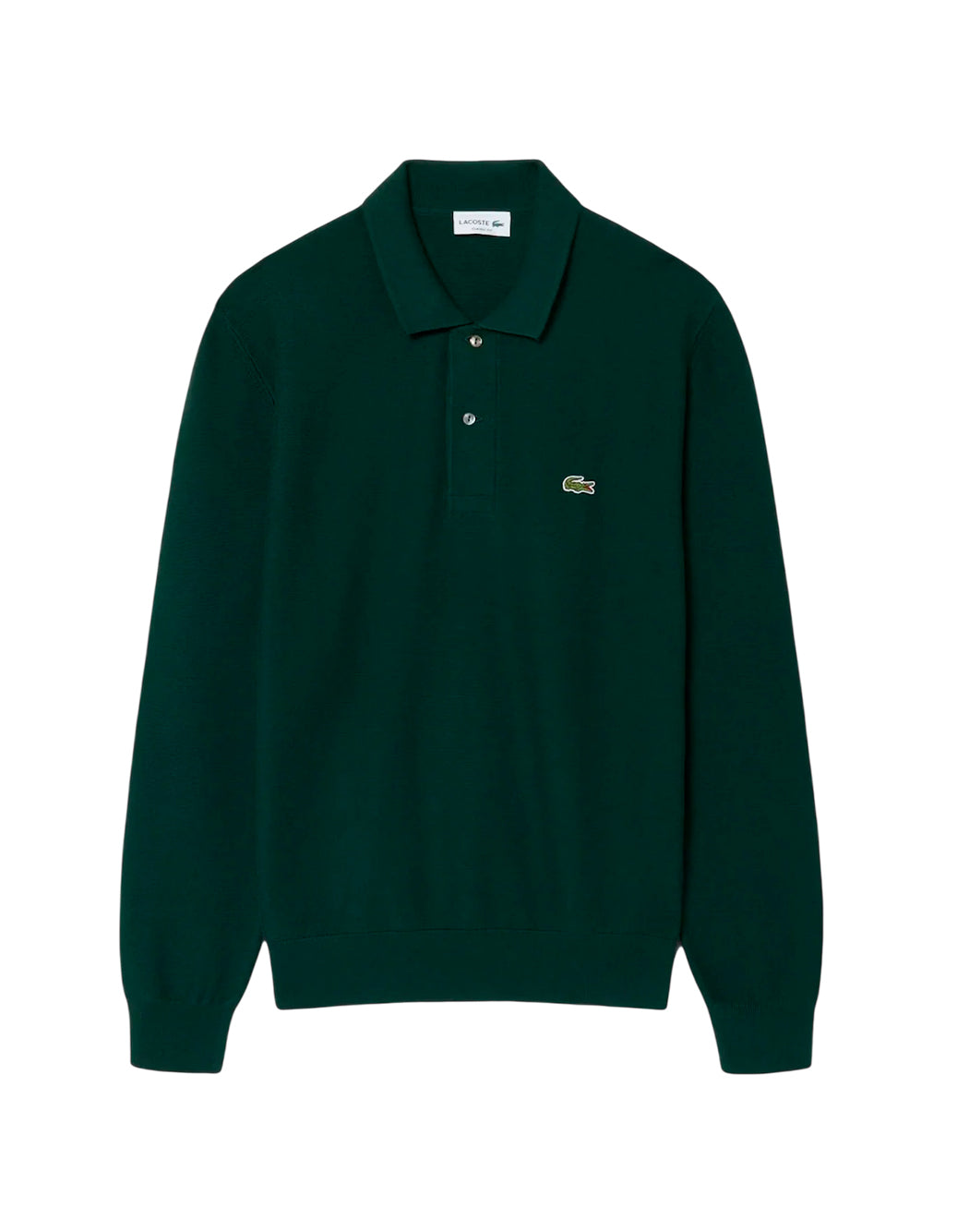 Lacoste Polo maniche lunghe da Uomo Lacoste, colore Verde Verde