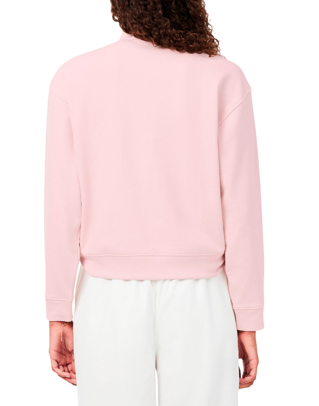 Lacoste Felpe con zip da Donna Lacoste, colore Rosa Rosa