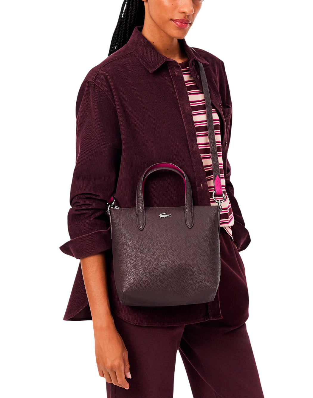 Lacoste Borse a spalla da Donna Lacoste, colore Marrone Marrone