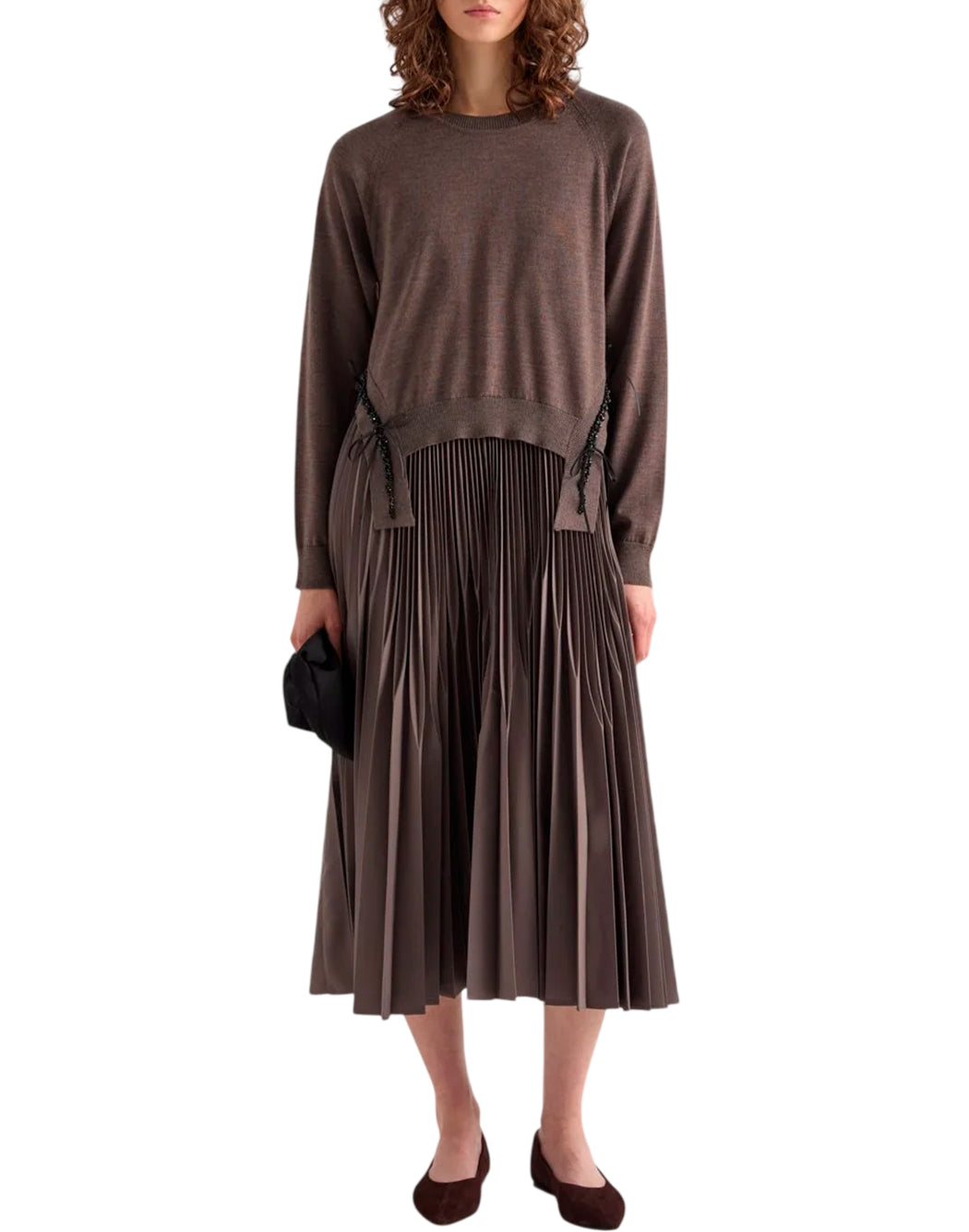 Meimeij Completi con gonna da Donna Meimeij, colore Grigio Grigio