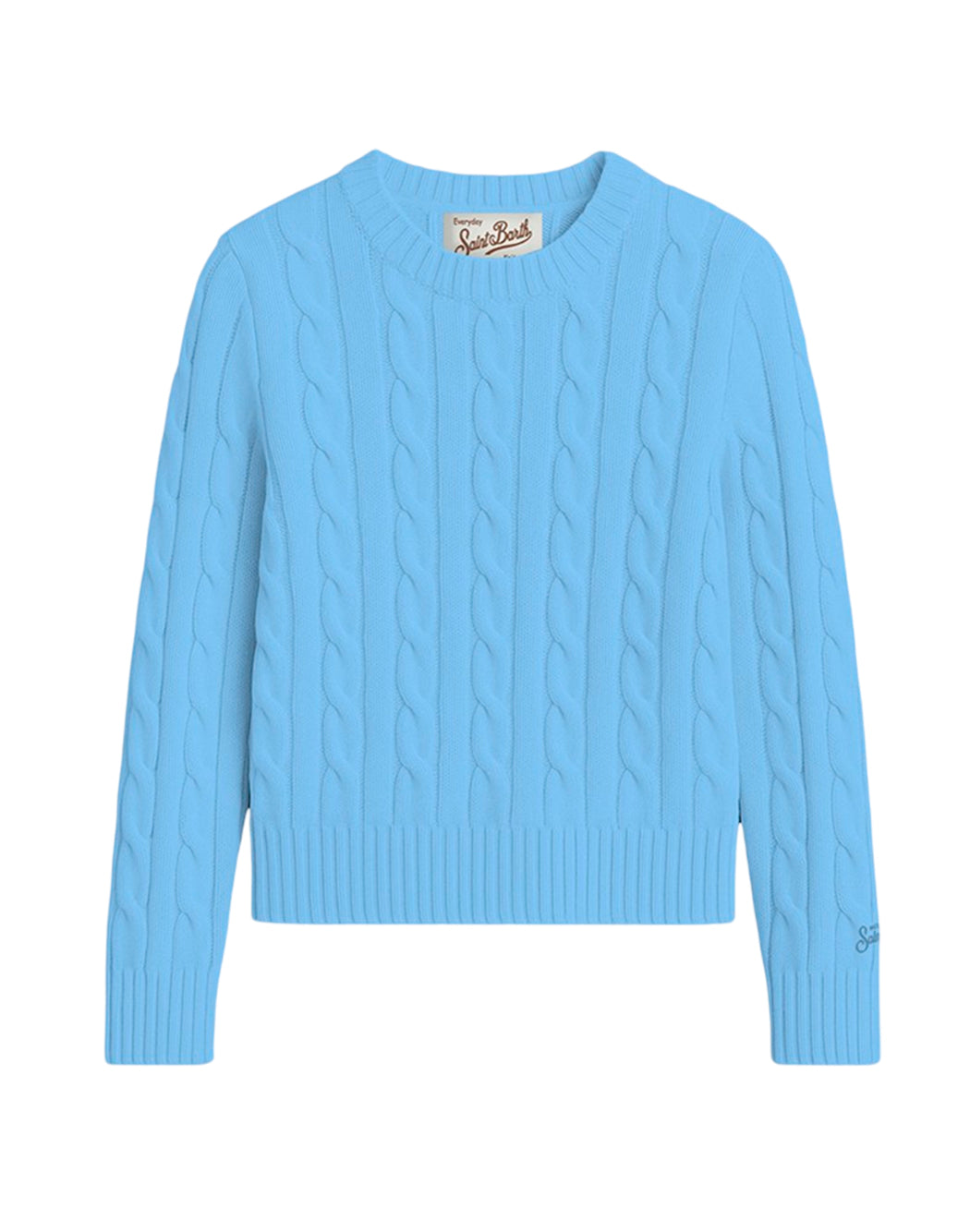 Mc2 Saint Barth Maglie girocollo da Donna Mc2 saint barth, colore Azzurro Azzurro