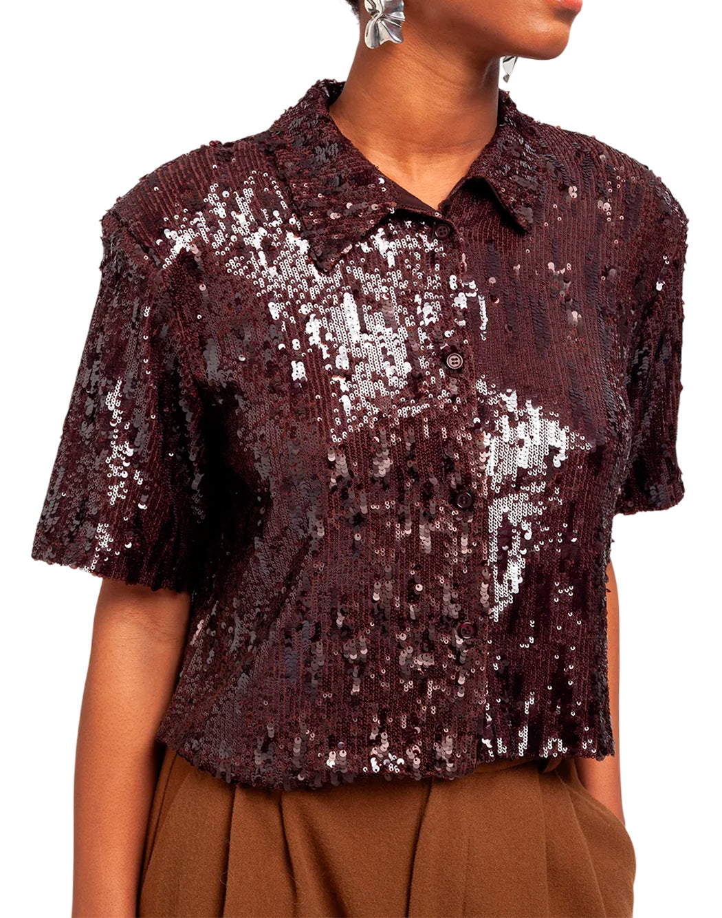 Weili Zheng Camicie casual da Donna Weili zheng, colore Marrone Marrone