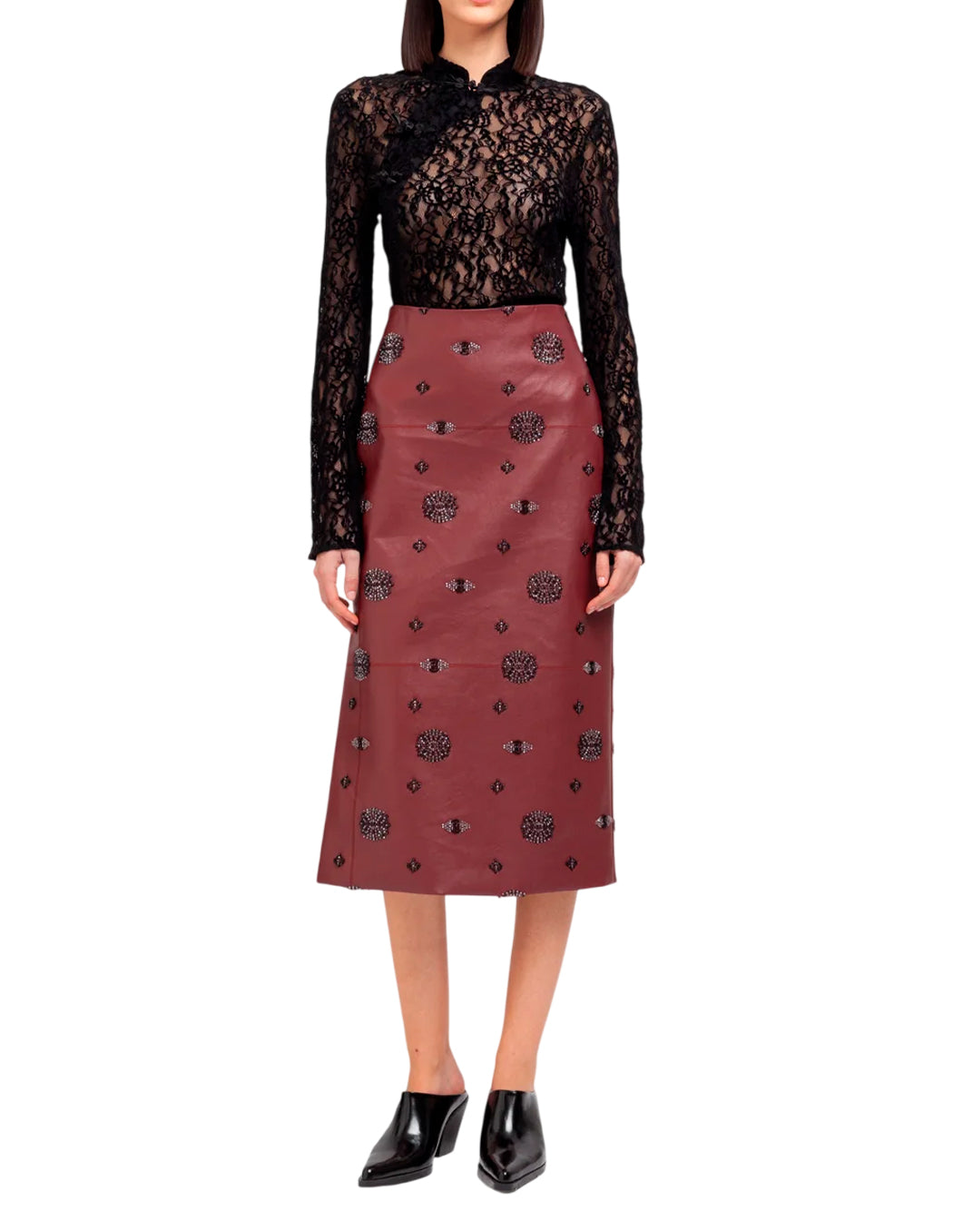 Weili Zheng Gonne midi da Donna Weili zheng, colore Rosso Rosso