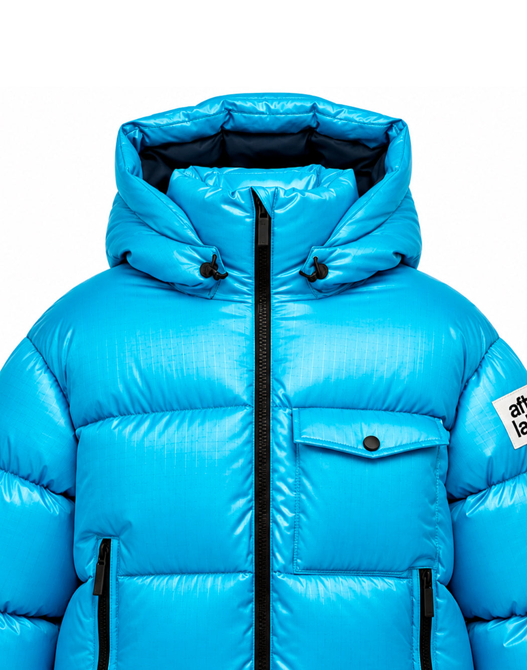 After Label Piumini corti da Bambino After label, colore Azzurro Azzurro