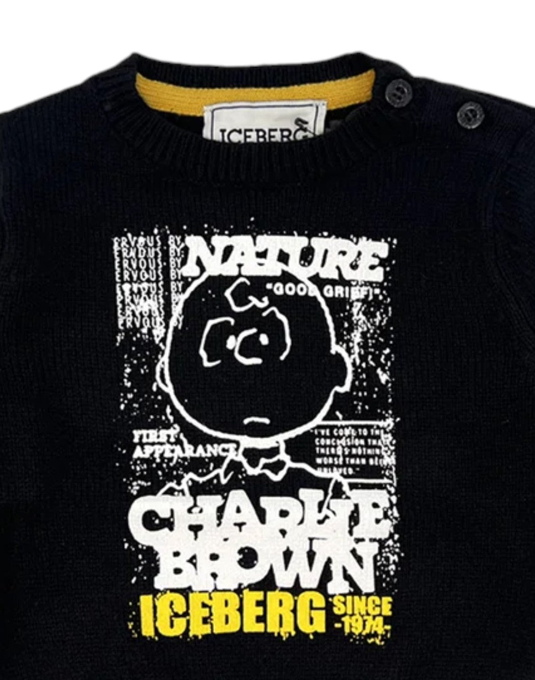 Iceberg Maglie girocollo da Bambino Iceberg, colore Nero Nero