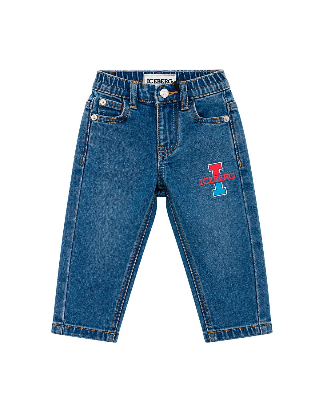 Iceberg Jeans slim da Bambino Iceberg, colore Blu Blu