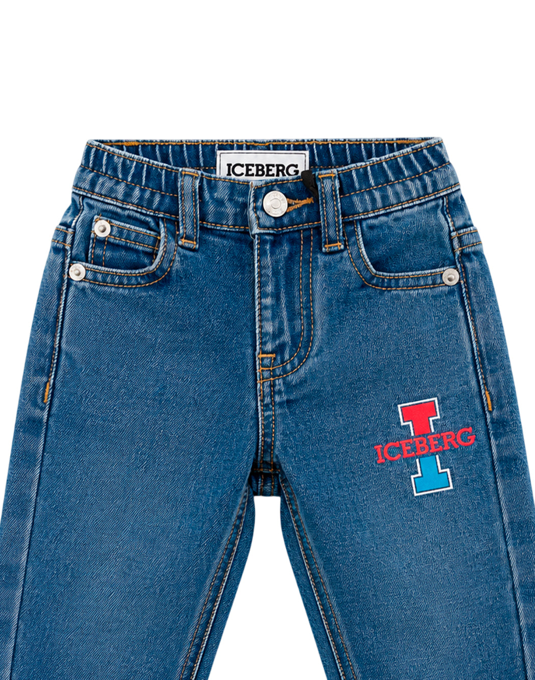 Iceberg Jeans slim da Bambino Iceberg, colore Blu Blu