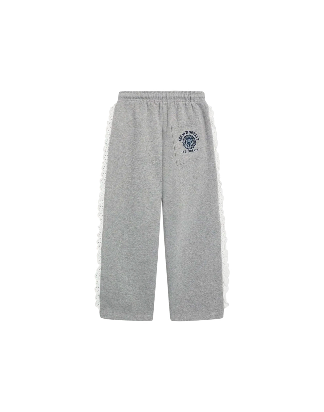 The New Society Pantaloni casual da Bambina The new society, colore Grigio Grigio