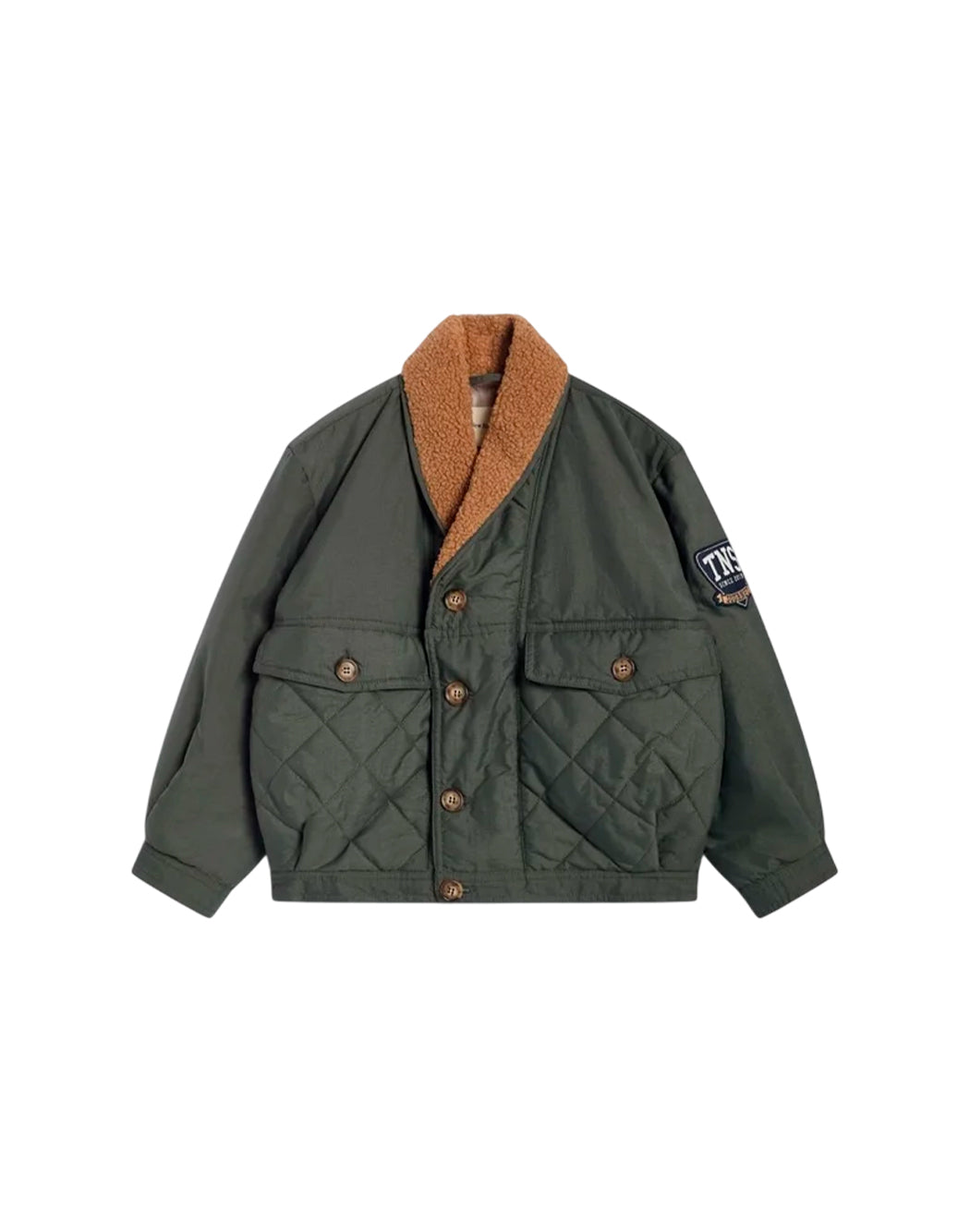 The New Society Giacche casual da Bambino The new society, colore Verde Verde