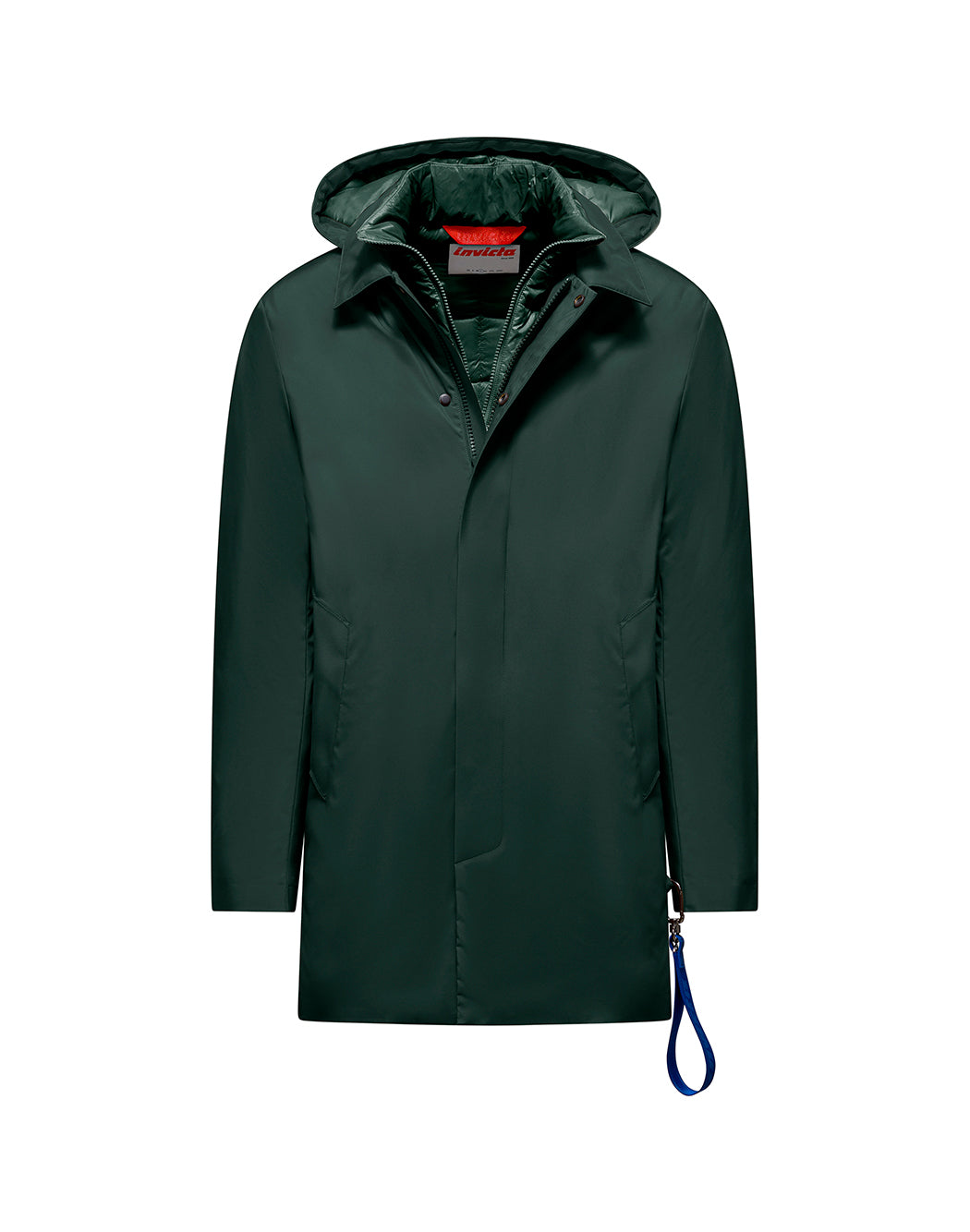 Invicta Piumini lunghi da Uomo Invicta, colore Verde Verde
