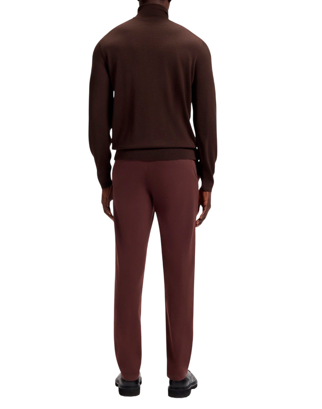 Boss Maglie girocollo da Uomo Boss, colore Marrone Marrone