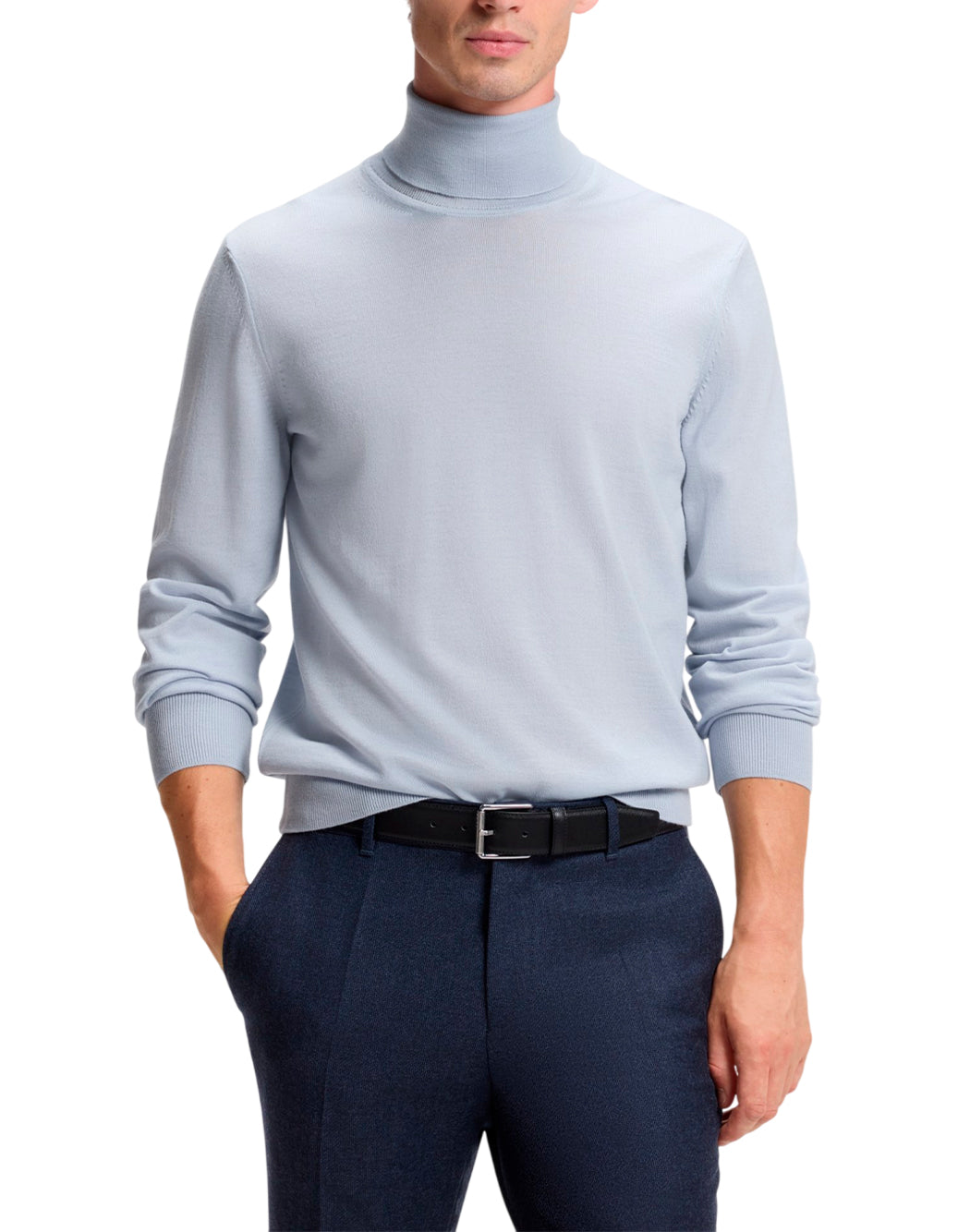 Boss Maglie collo alto da Uomo Boss, colore Blu Blu