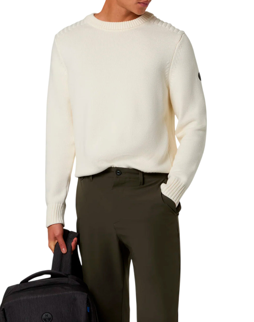 North Sails Maglie girocollo da Uomo North sails, colore Neutro Neutro