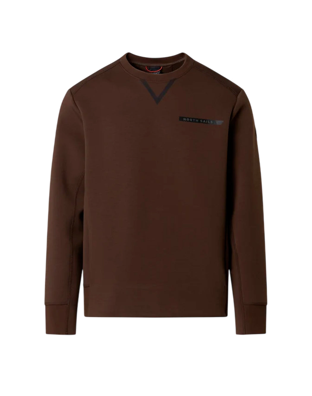 North Sails Felpe girocollo da Uomo North sails, colore Marrone Marrone