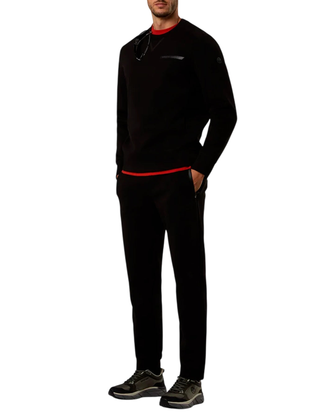North Sails Felpe girocollo da Uomo North sails, colore Nero Nero