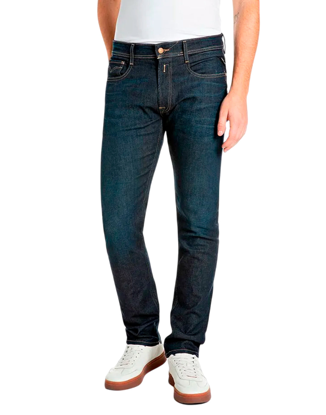 Replay Jeans slim da Uomo Replay, colore Blu Blu
