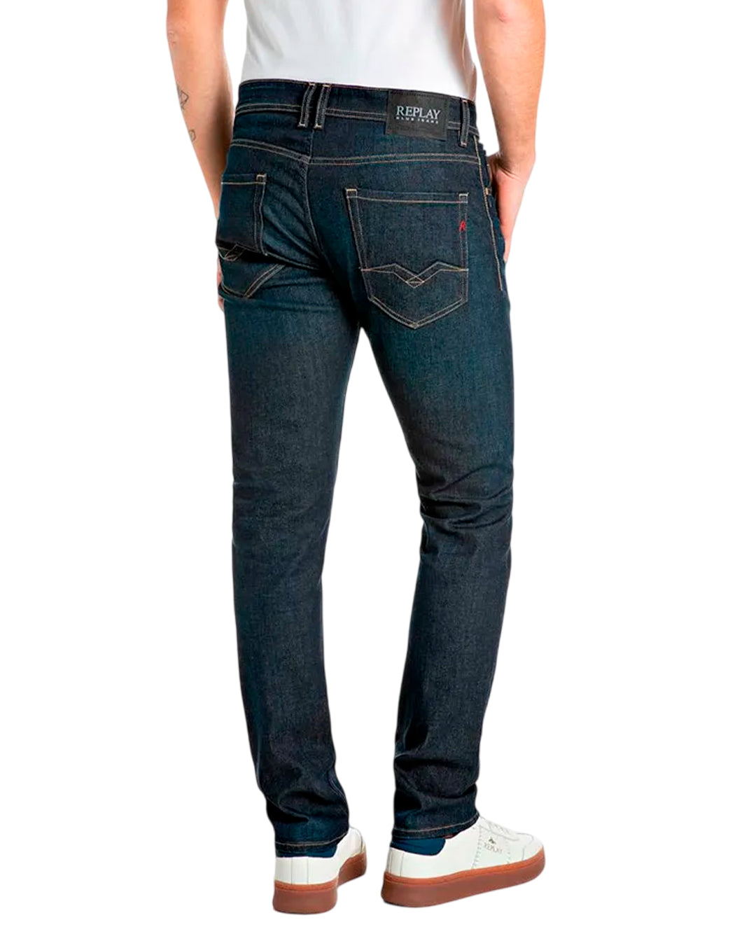 Replay Jeans slim da Uomo Replay, colore Blu Blu