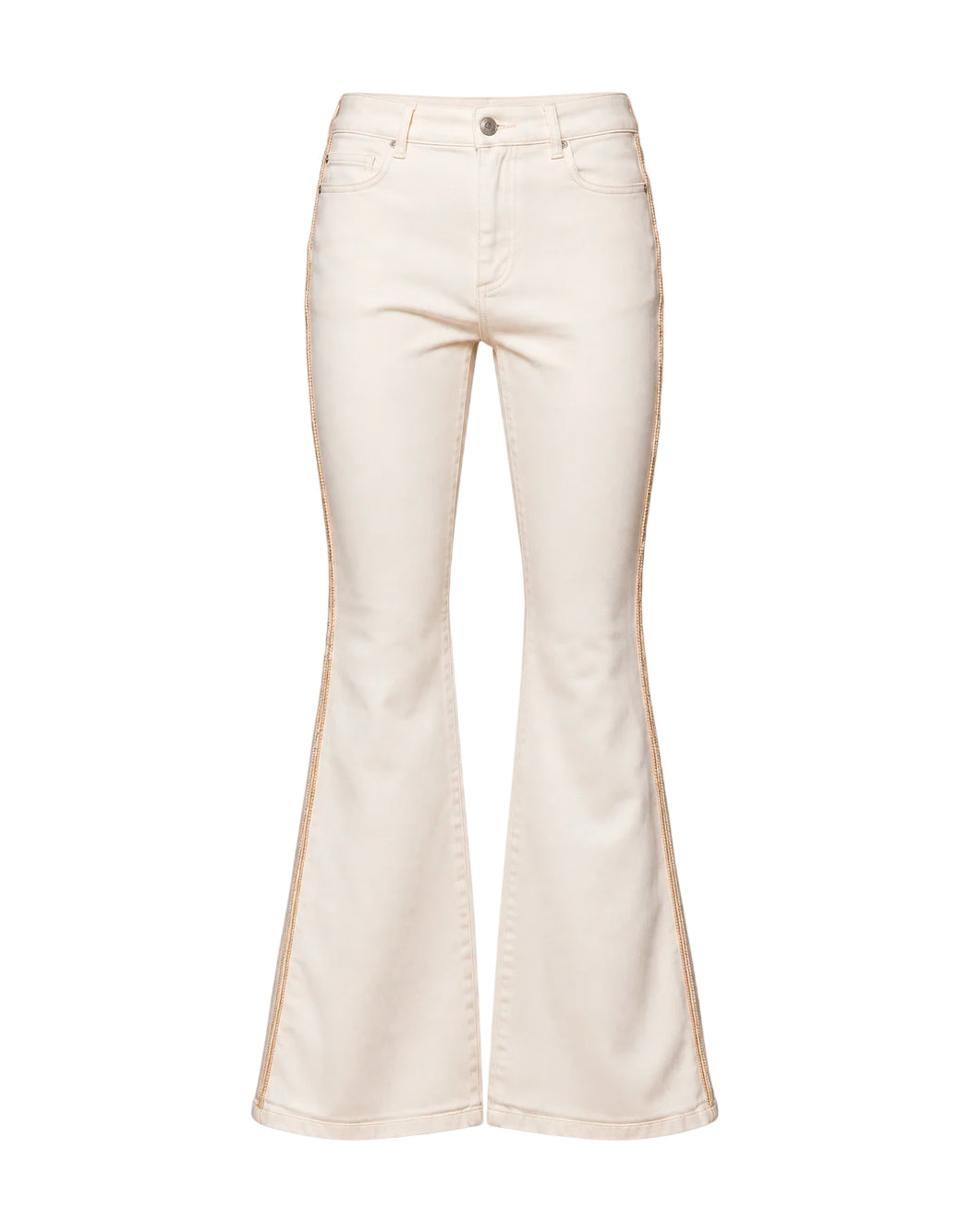Amosa Pantaloni eleganti da Donna Amosa, colore Bianco Bianco