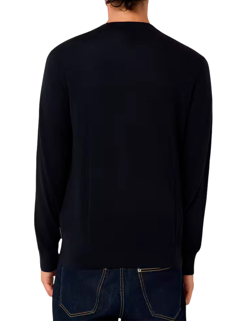 Armani Exchange Maglie girocollo da Uomo Armani exchange, colore Blu Blu