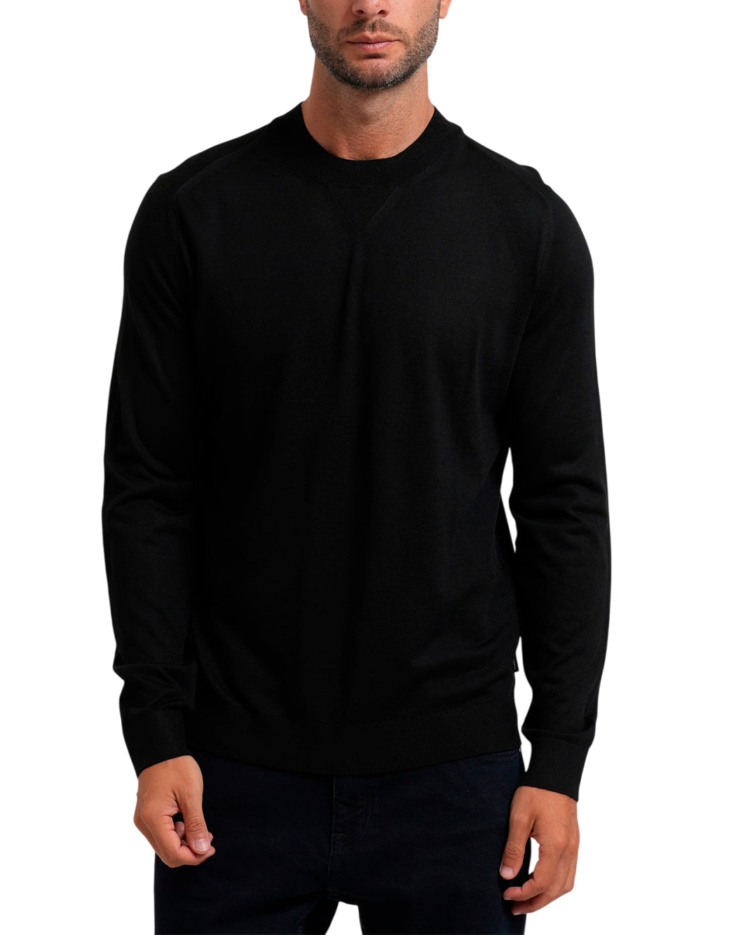 Armani Exchange Maglie girocollo da Uomo Armani exchange, colore Nero Nero
