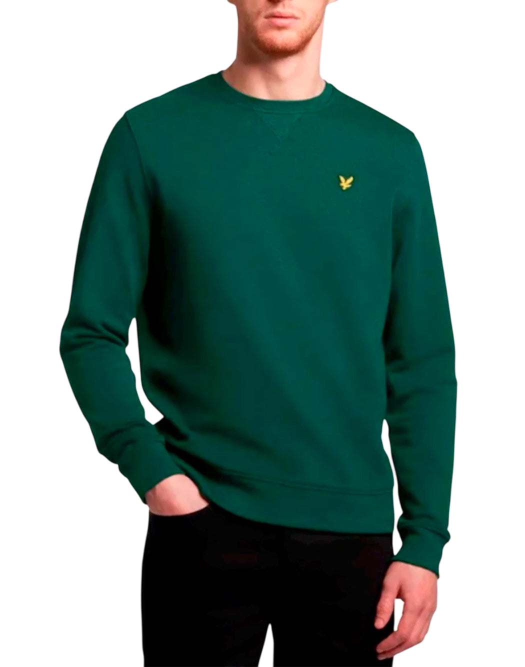 Lyle & Scott Felpe girocollo da Uomo Lyle & scott, colore Verde Verde