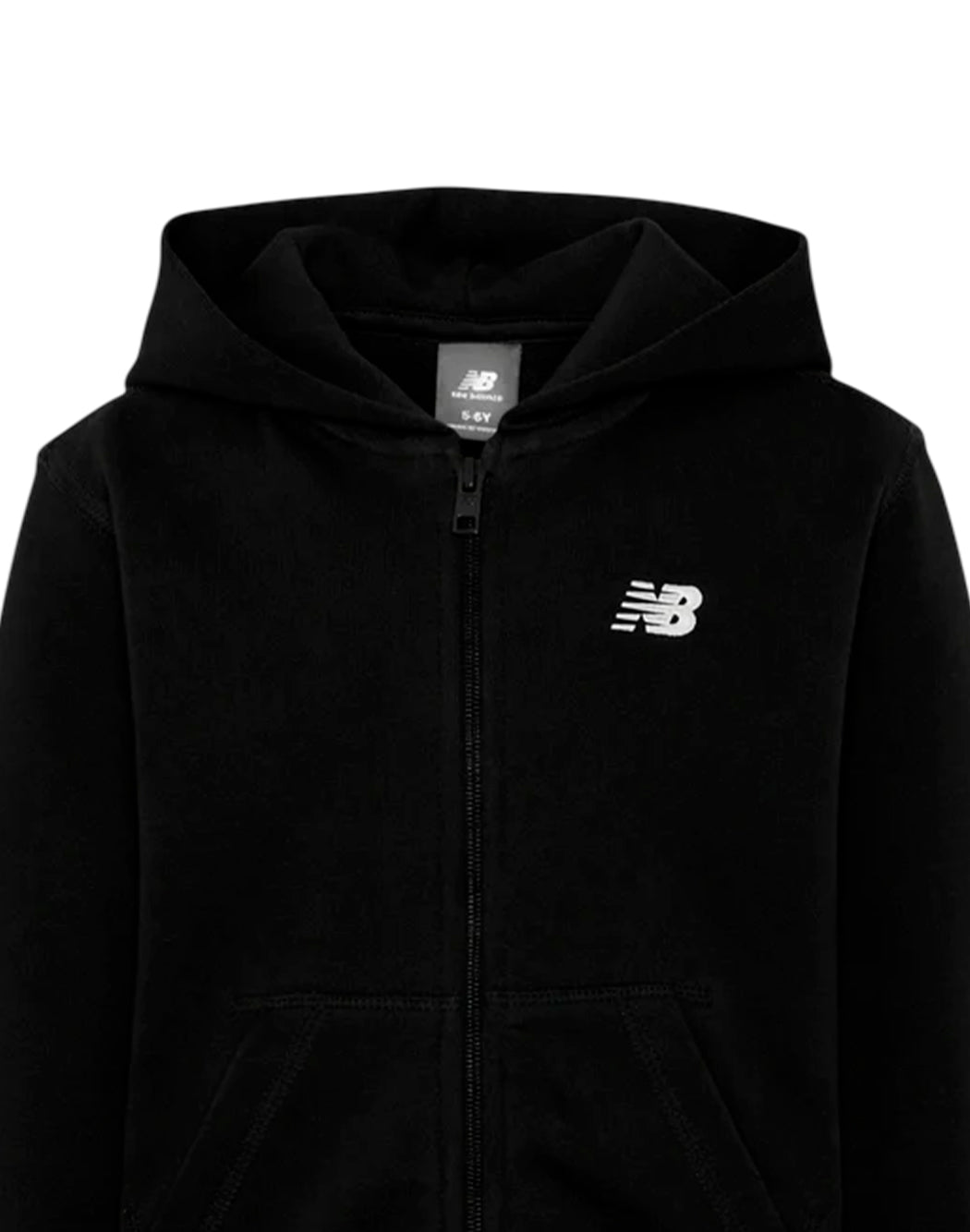 New Balance Felpe con cappuccio da Bambino New balance, colore Nero Nero