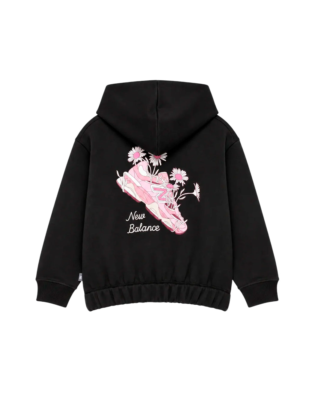 New Balance Felpe con cappuccio da Bambina New balance, colore Nero Nero