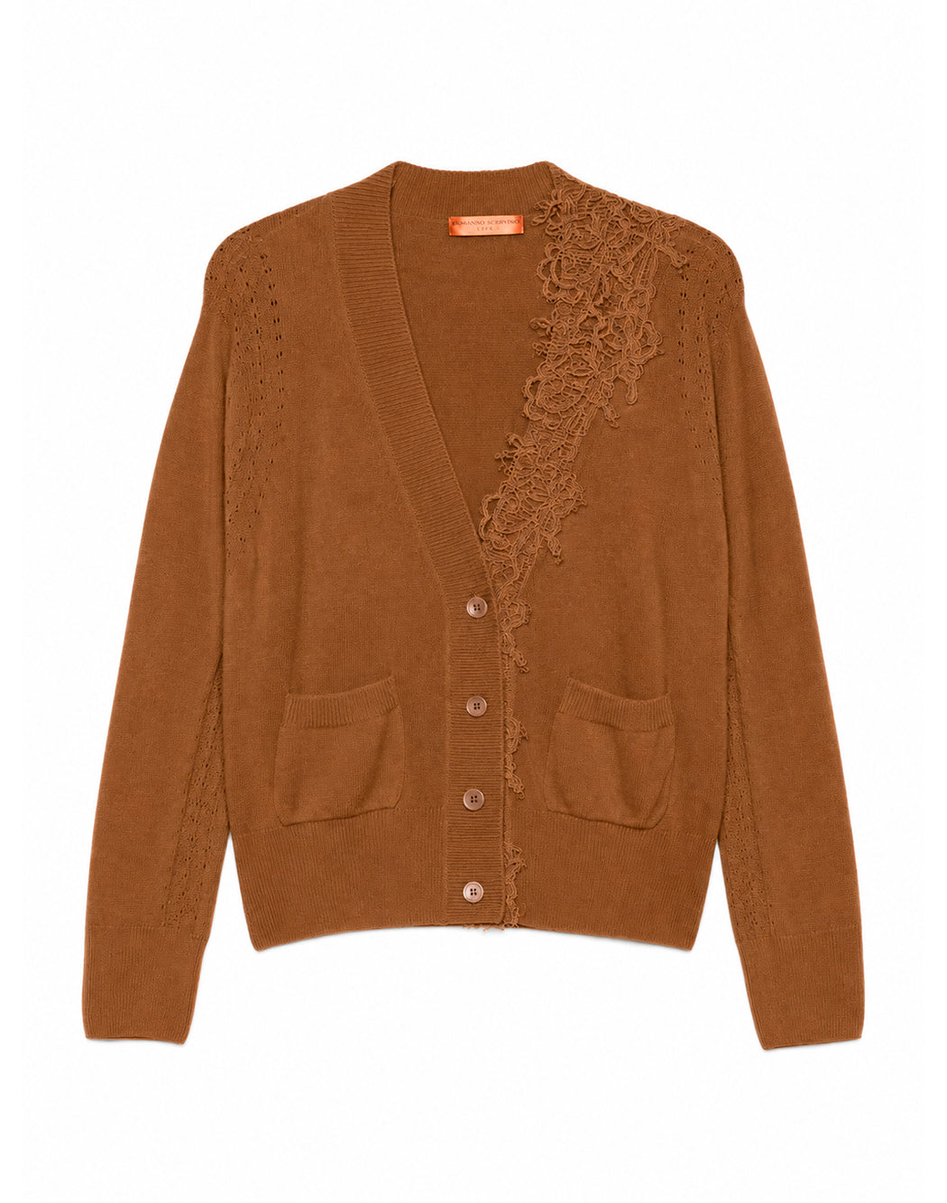 Ermanno Scervino Cardigan e giacche in maglia da Donna Ermanno scervino, colore Marrone Marrone