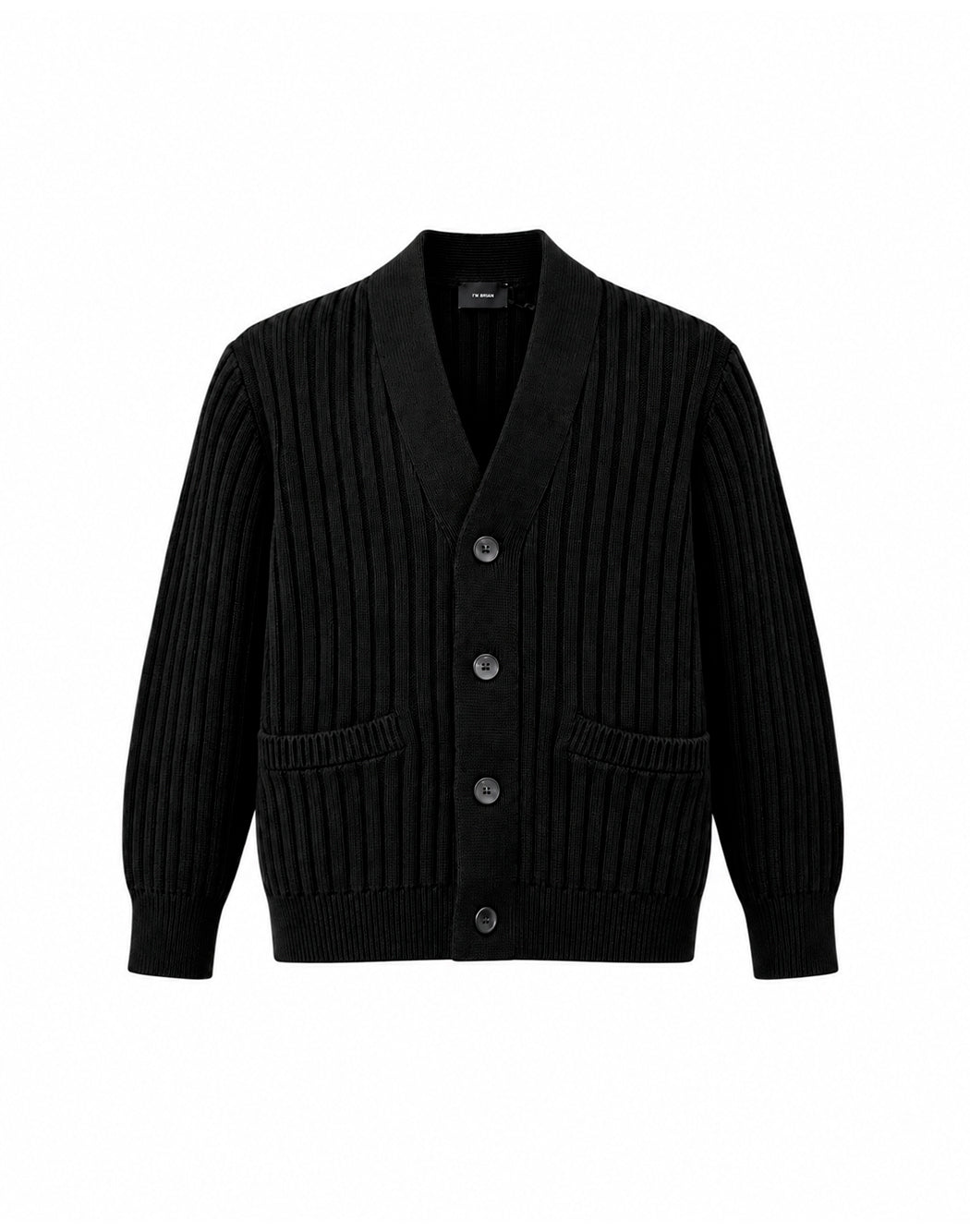 I'm Brian Cardigan da Uomo I'm brian, colore Nero Nero