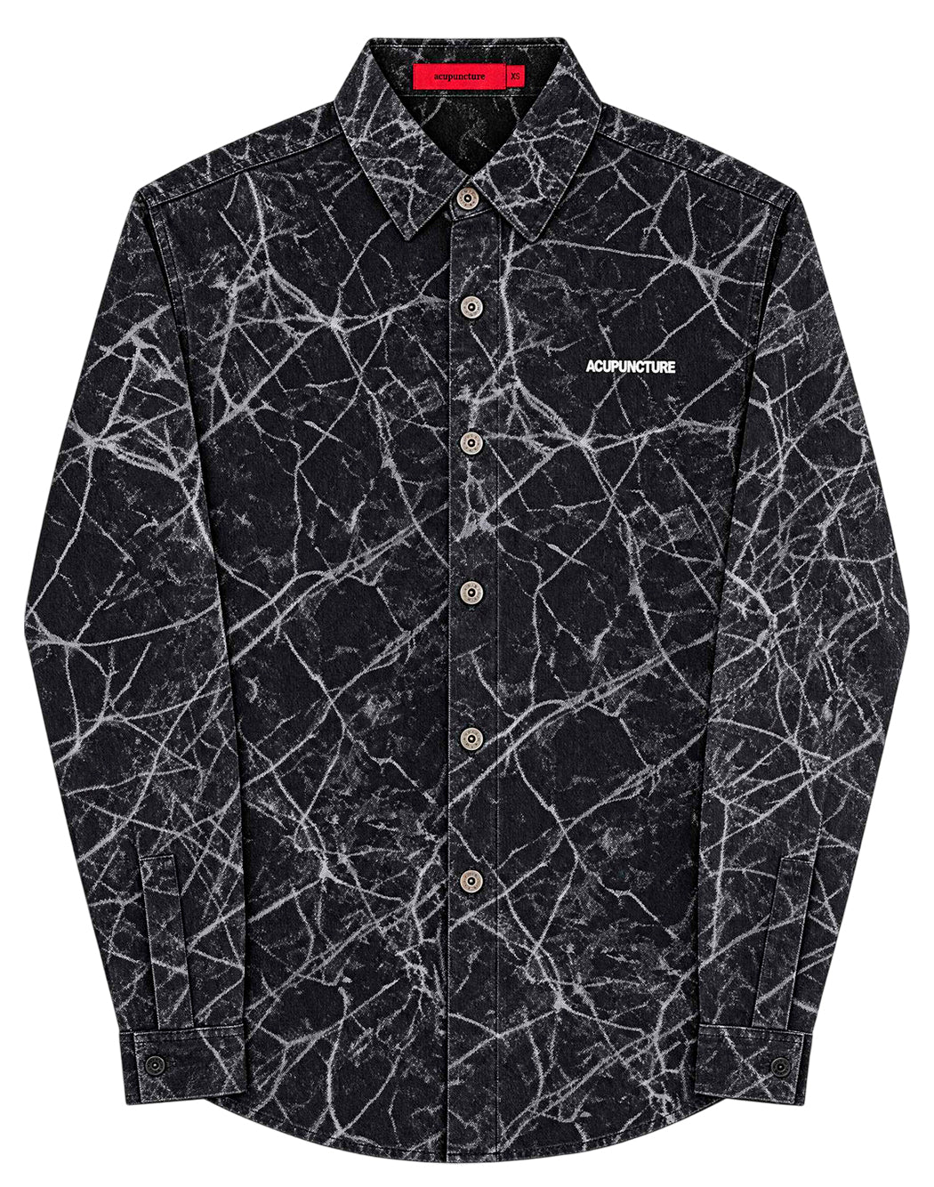 Acupuncture Camicie casual da Uomo Acupuncture, colore Nero Nero