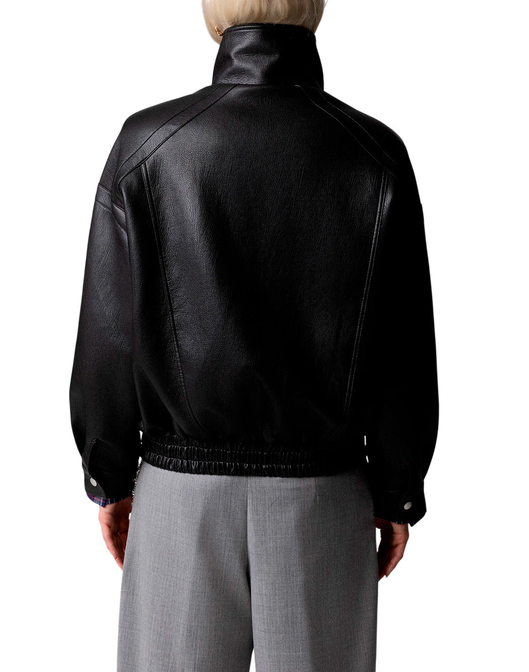 Odi Et Amo Giacche in pelle da Donna Odi et amo, colore Nero Nero