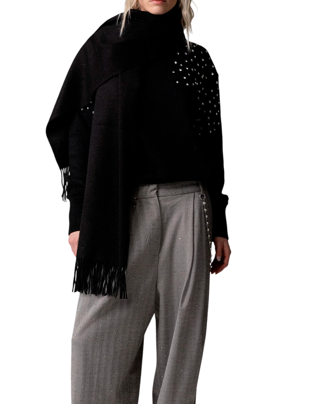 Odi Et Amo Sciarpe e foulard da Donna Odi et amo, colore Nero Nero