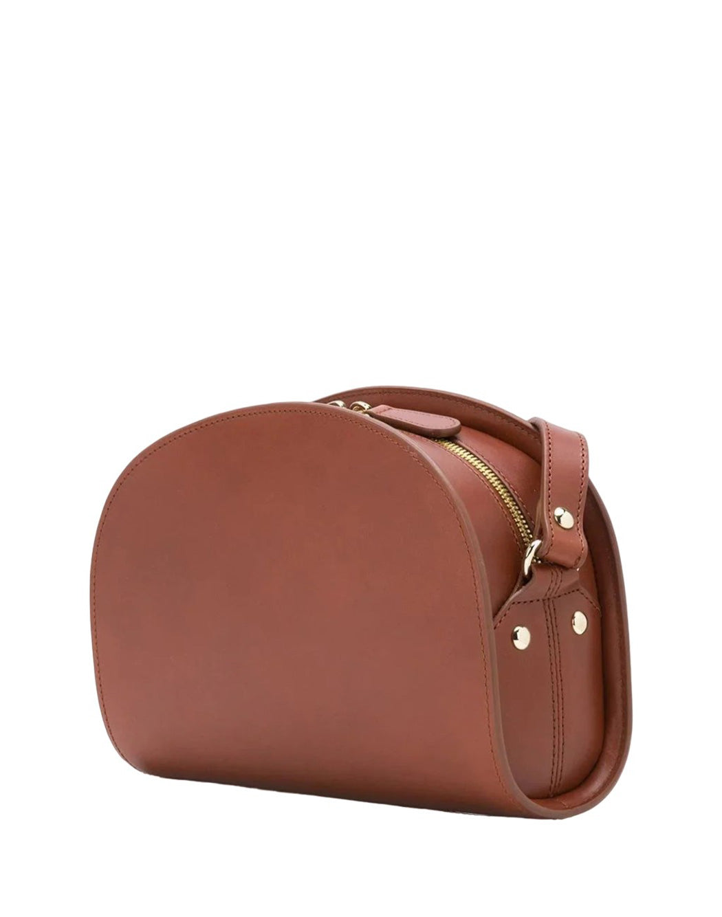 "A.p.c. BORSA: "MINI HALF MOON" Marrone"