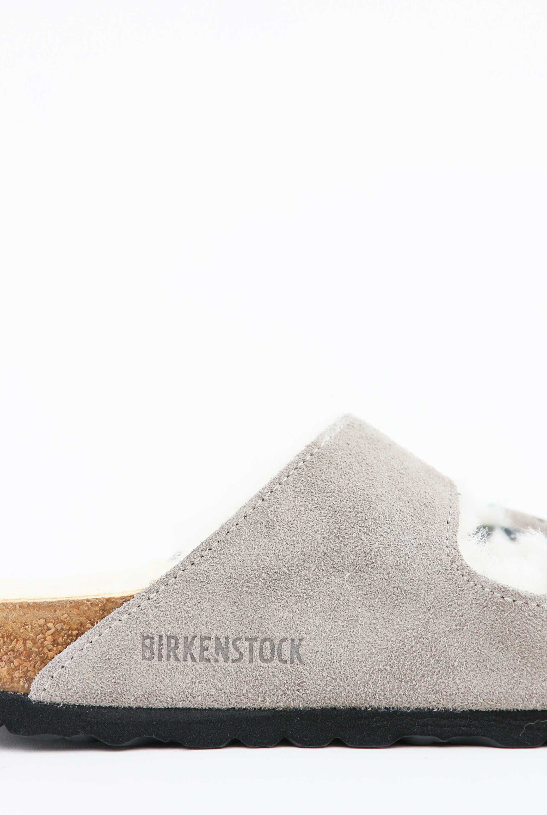 Birkenstock SANDALI BIRKENSTOCK ARIZONA SHEARLING Grigio