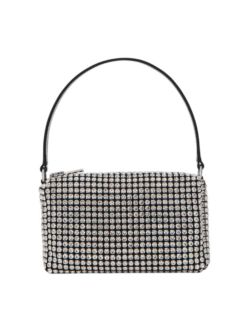 "Alexander Wang BORSA "HEIRESS" CON STRASS Bianco"
