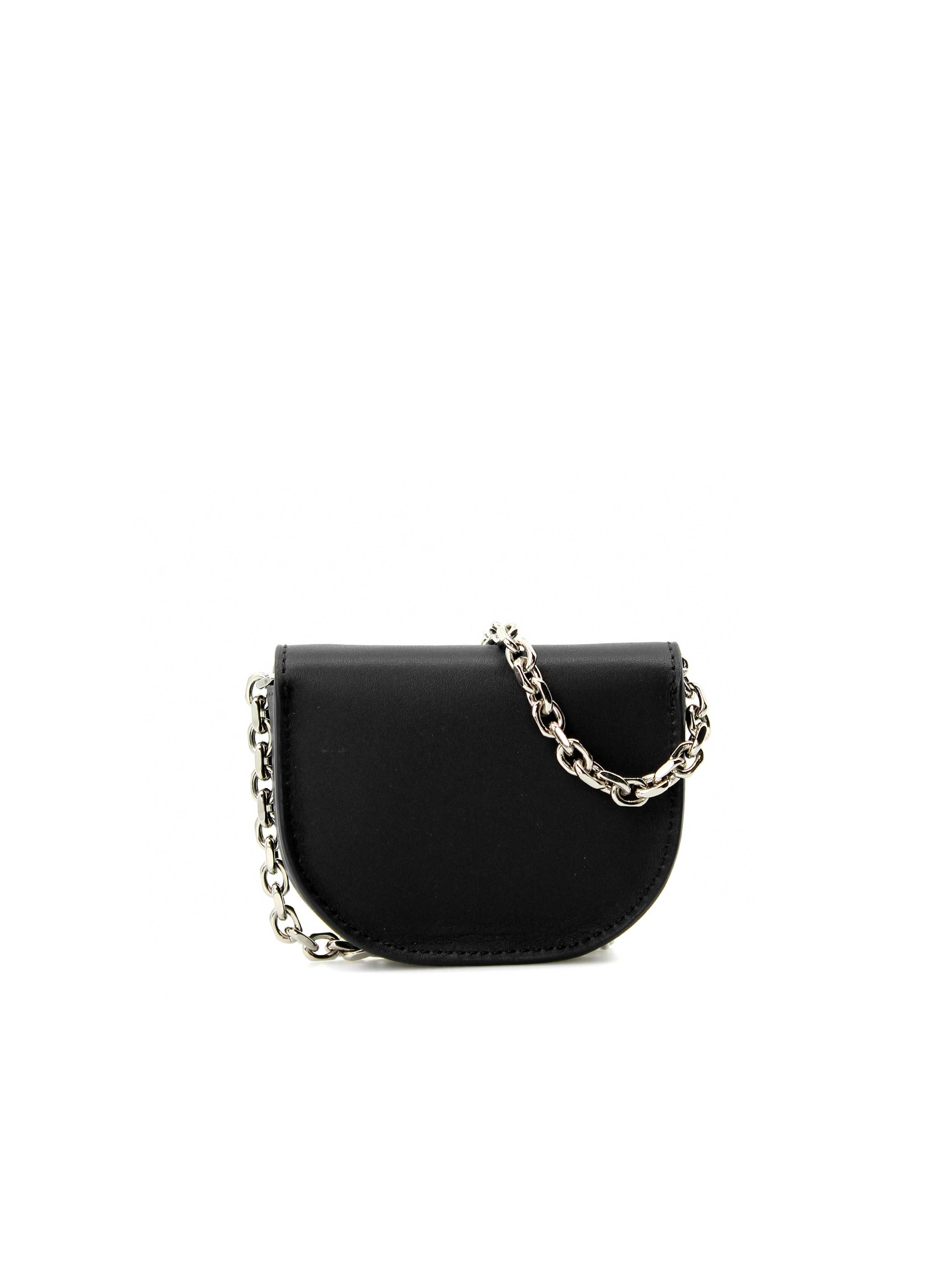 Phillip Lim BORSA ALIX MINI CARDCASE CON TRACOLLA A CATENA Nero