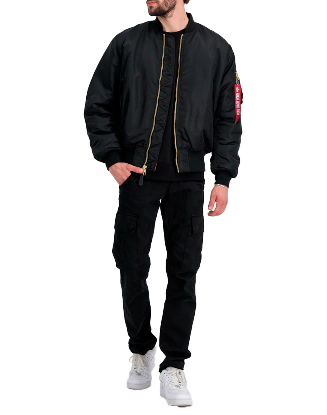 "Alpha Industries BOMBER "MA1" Nero"