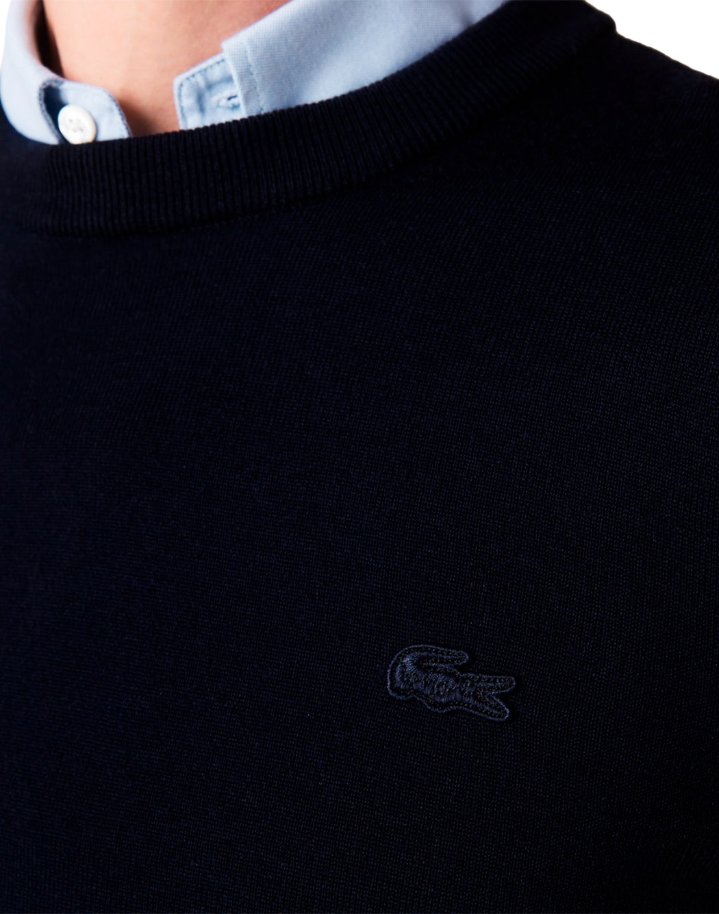 Lacoste MAGLIA CON PATCH Blu