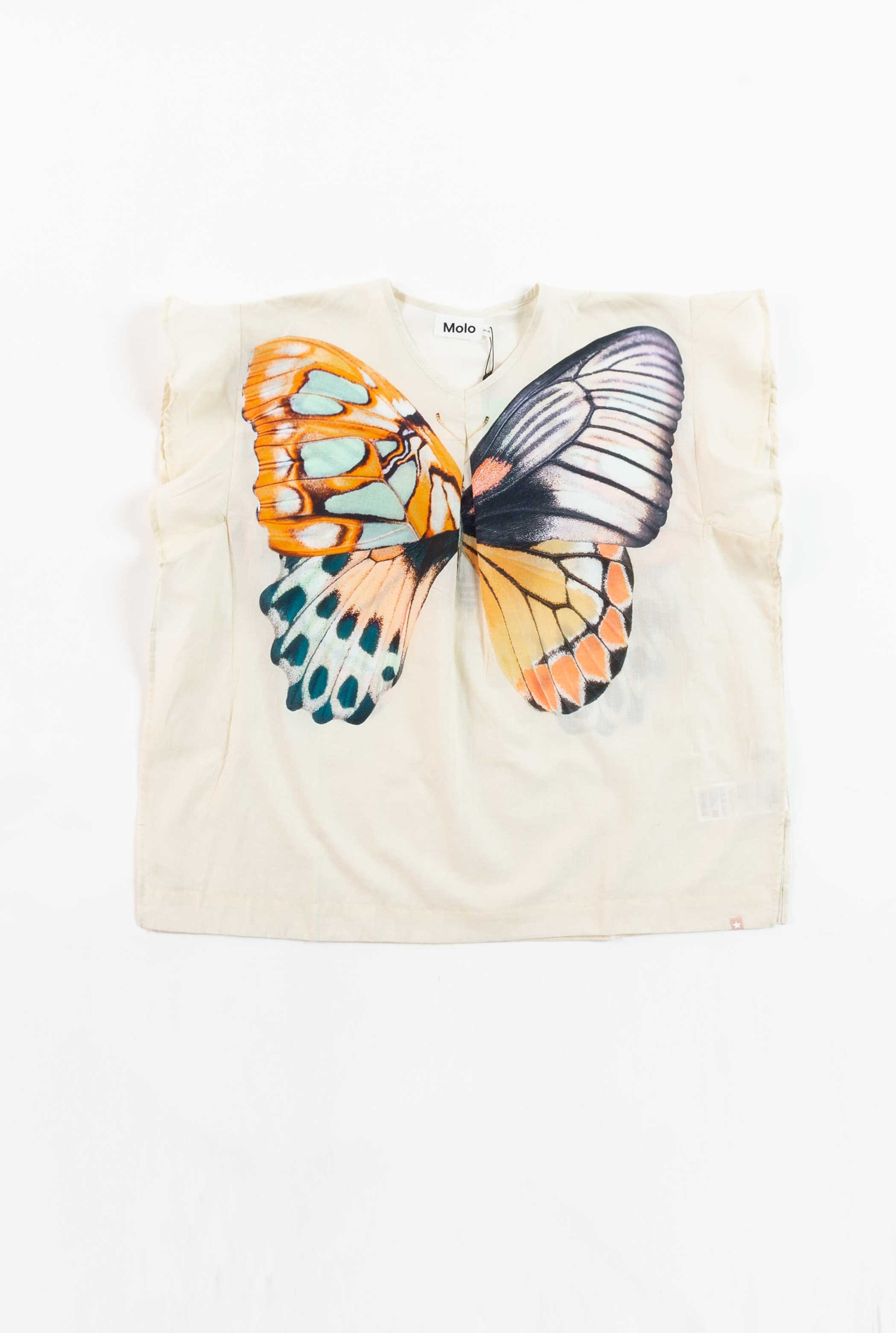 Dress with butterfly print