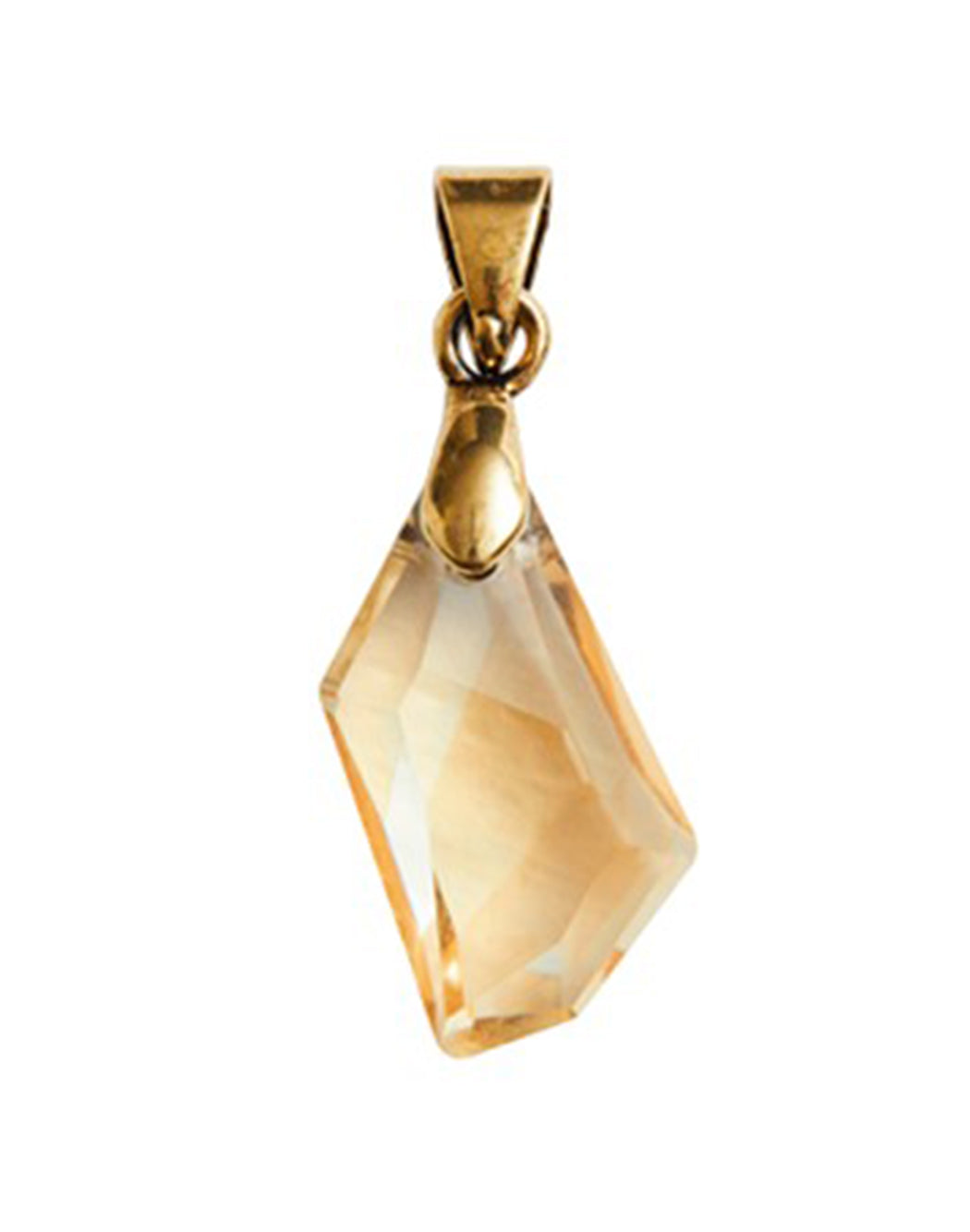 PENDENTIF EN OR AVEC PIERRE
