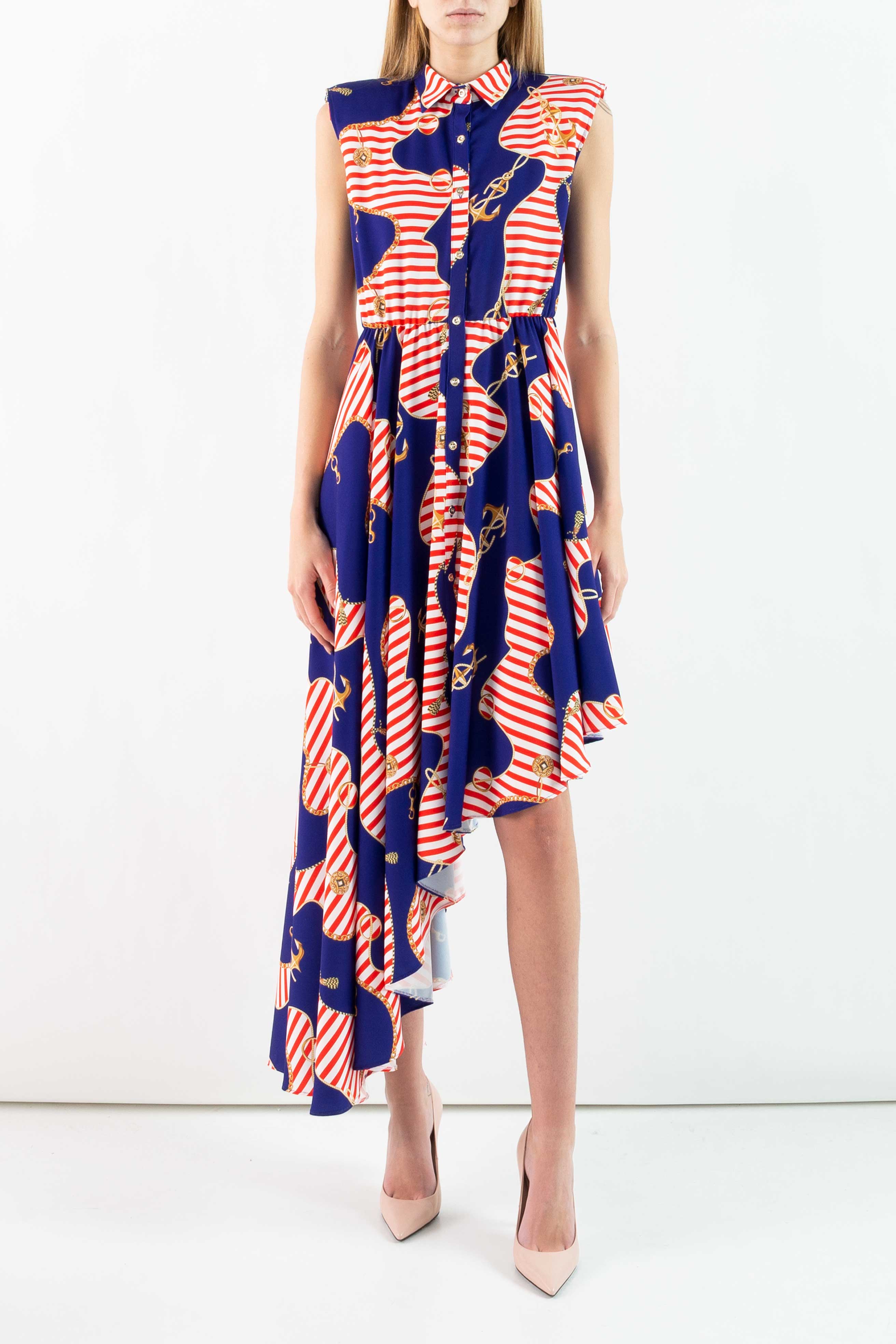 Hilary dress marinara printing