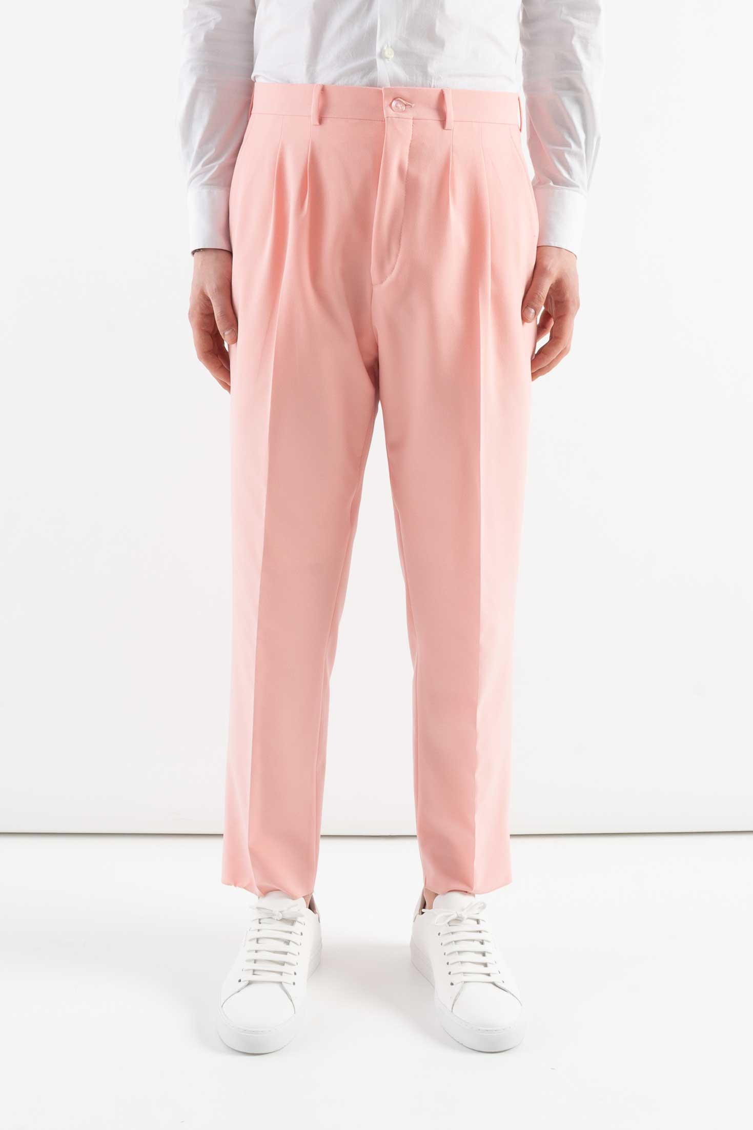 "Corsinelabedoli PANTALONE "FEDERIC" CON PINCES Rosa"