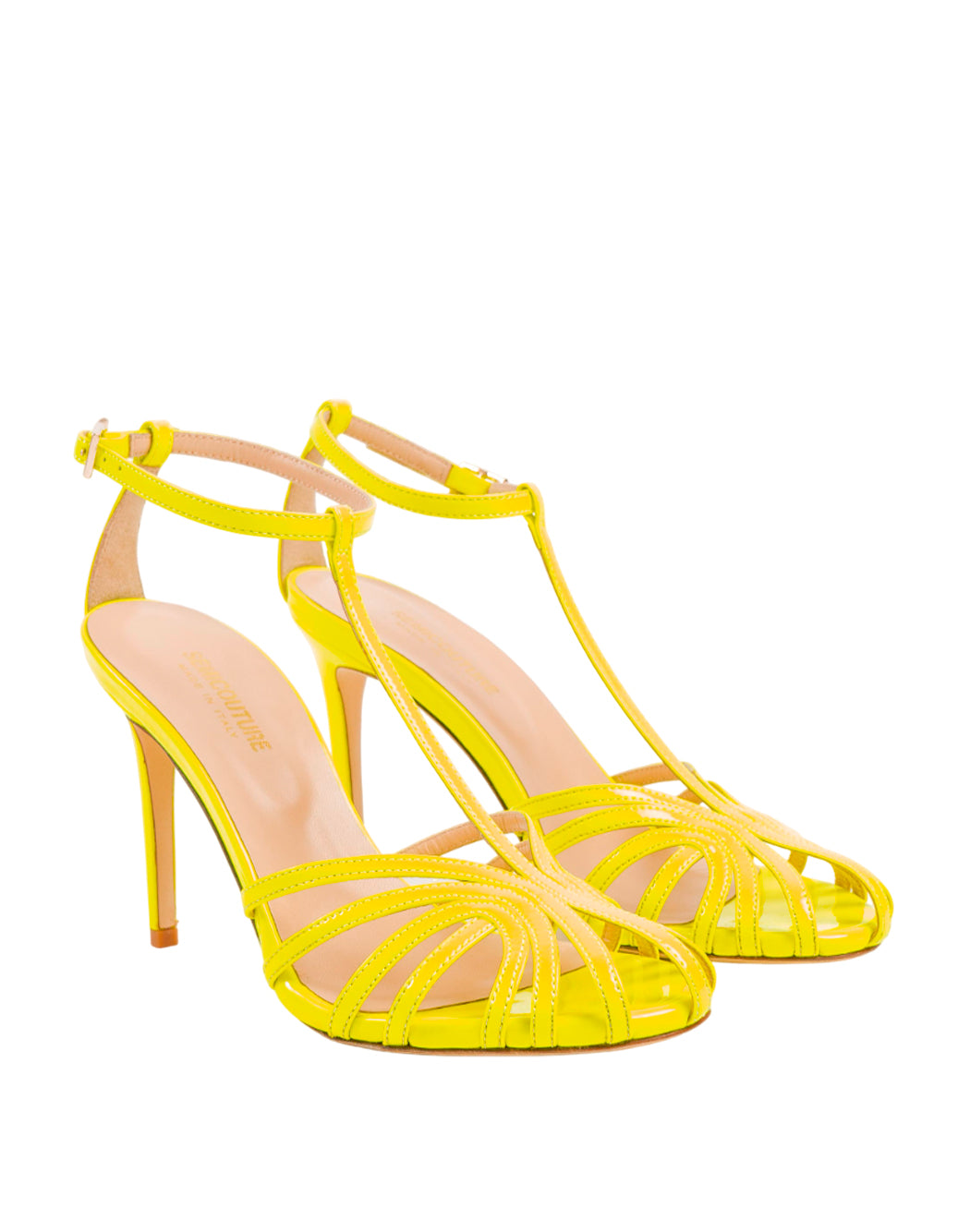 Semi-couture SANDALO CELINE IN VERNICE Giallo