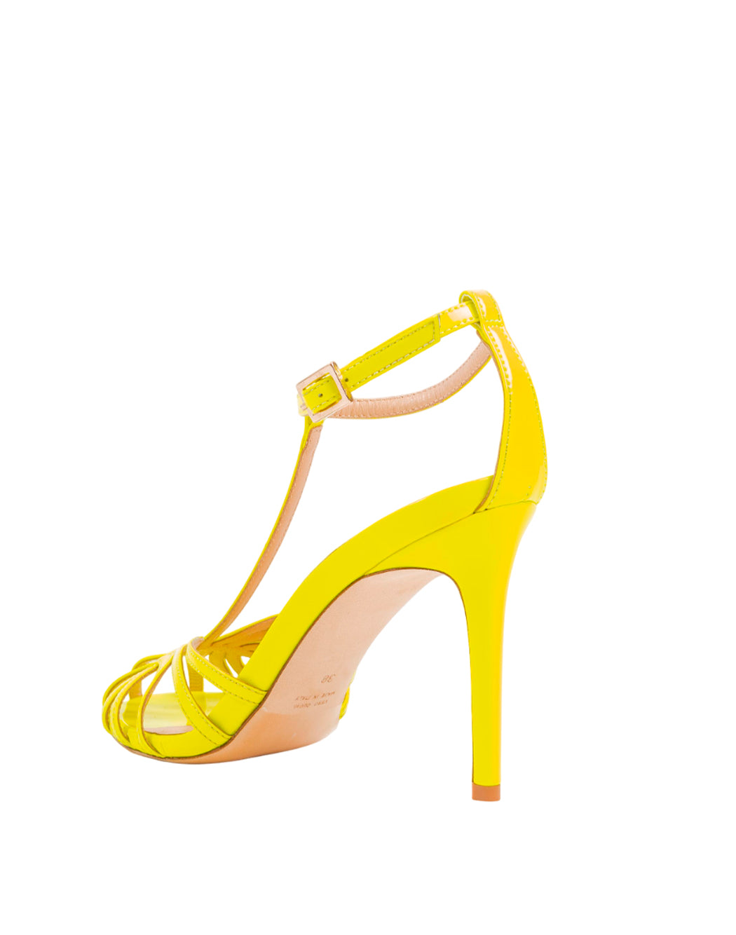 Semi-couture SANDALO CELINE IN VERNICE Giallo