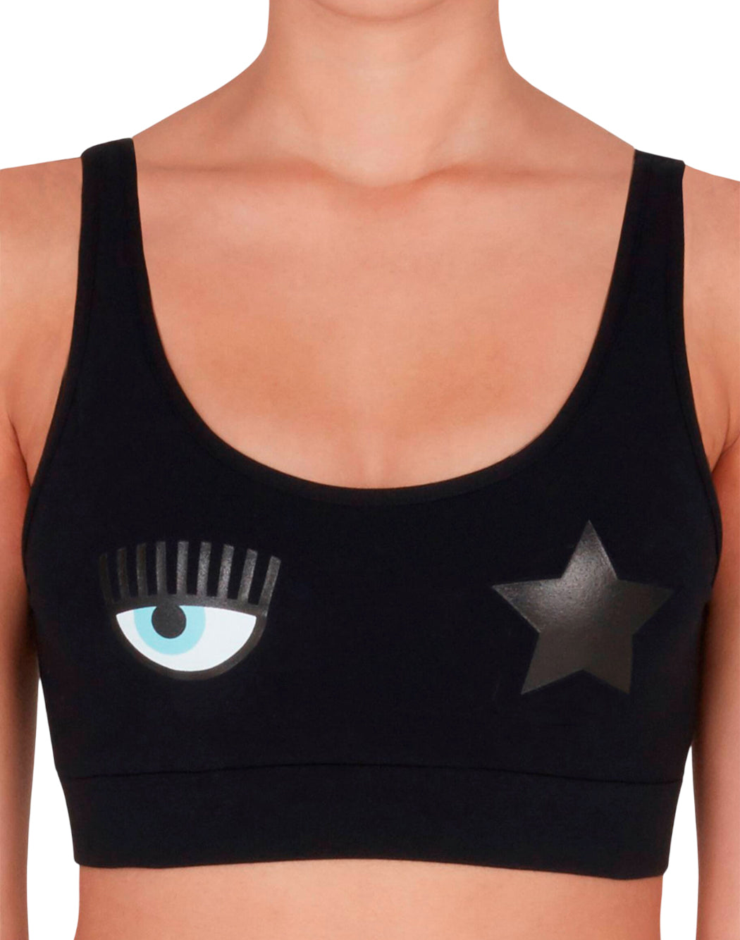 Chiara Ferragni REGGISENO SPORTIVO EYESTAR Nero