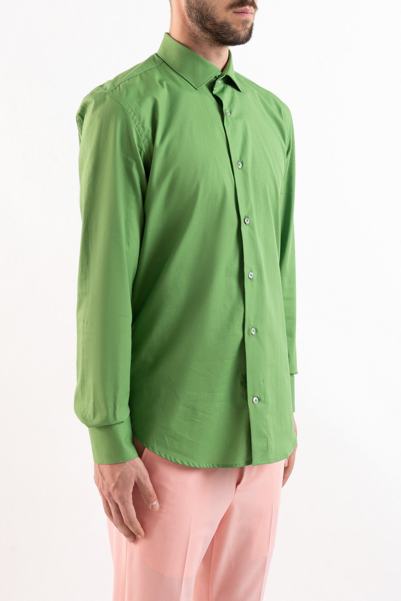 "Corsinelabedoli CAMICIA "JACK" Verde"